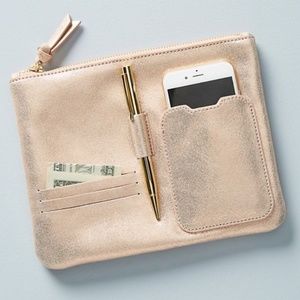 Ready for Anything Pouch in Rose Gold